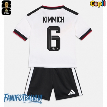 Germania Joshua Kimmich #6 Echipament de Fotbal Replică Mondial 2026 Copii Acasa (+ Șorturi)